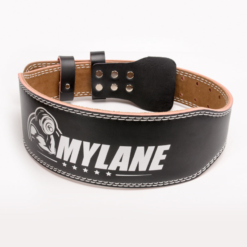 Fitness Belt Male Professional Cowhide Squat