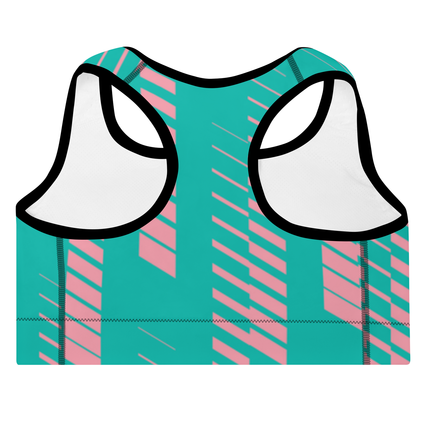 Cotton candy Padded Sports Bra