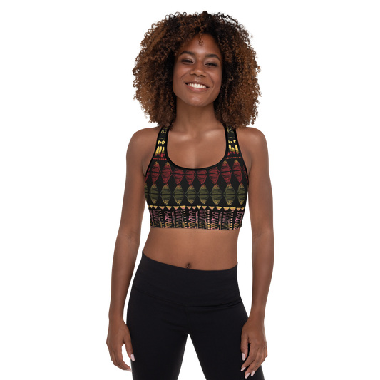 Tribal Padded Sports Bra