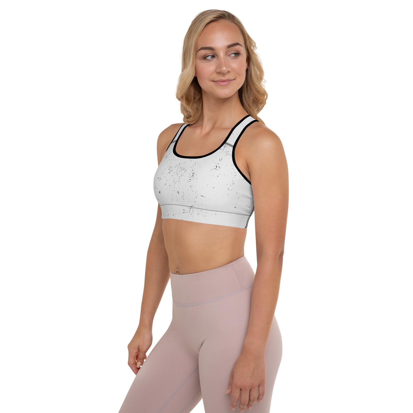 Spotted Padded Sports Bra