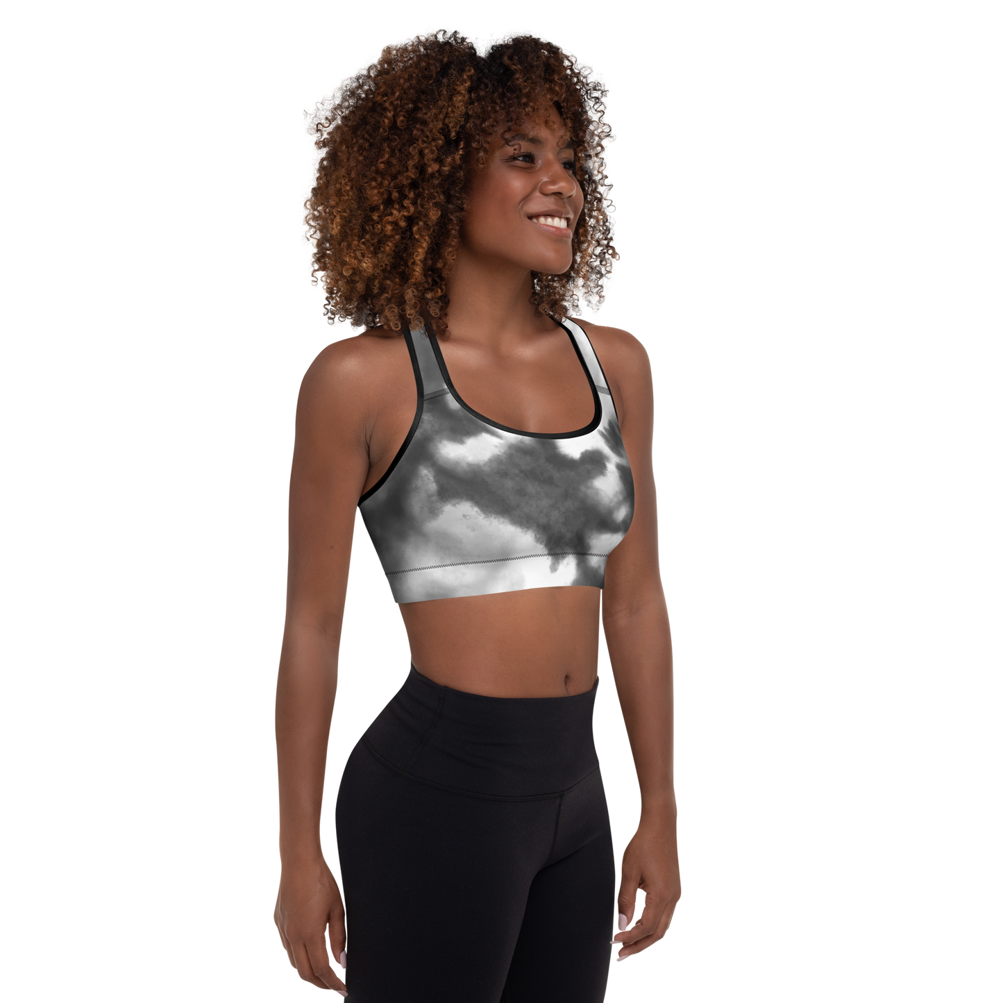 Clouded Padded Sports Bra