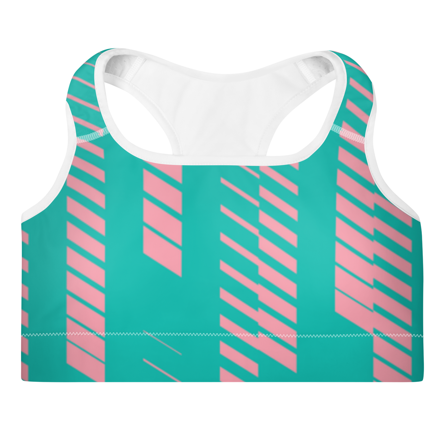 Cotton candy Padded Sports Bra