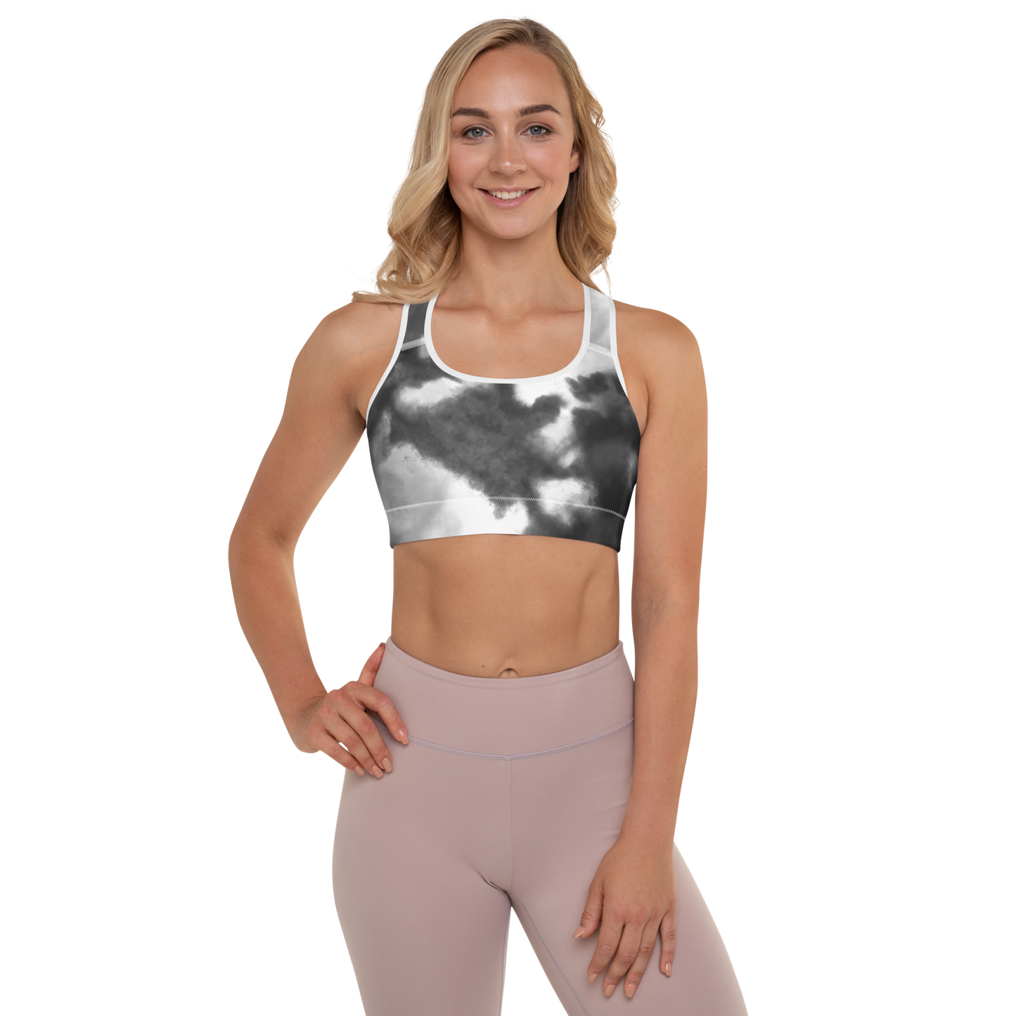 Clouded Padded Sports Bra