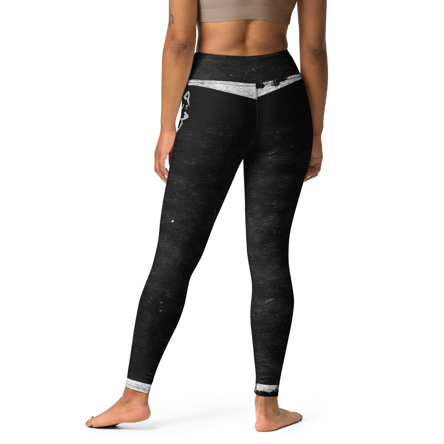 Grey wolf Yoga Leggings