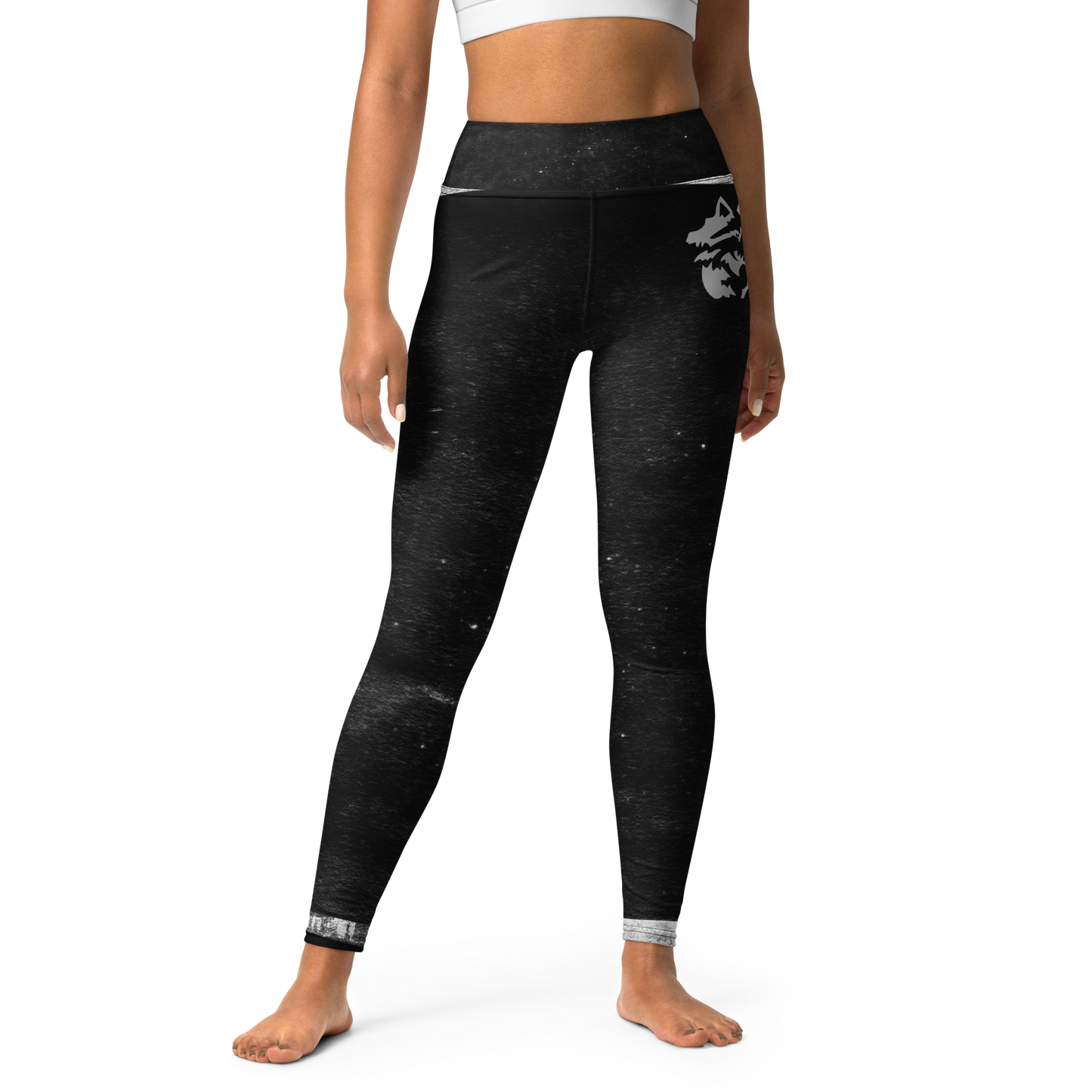 Grey wolf Yoga Leggings