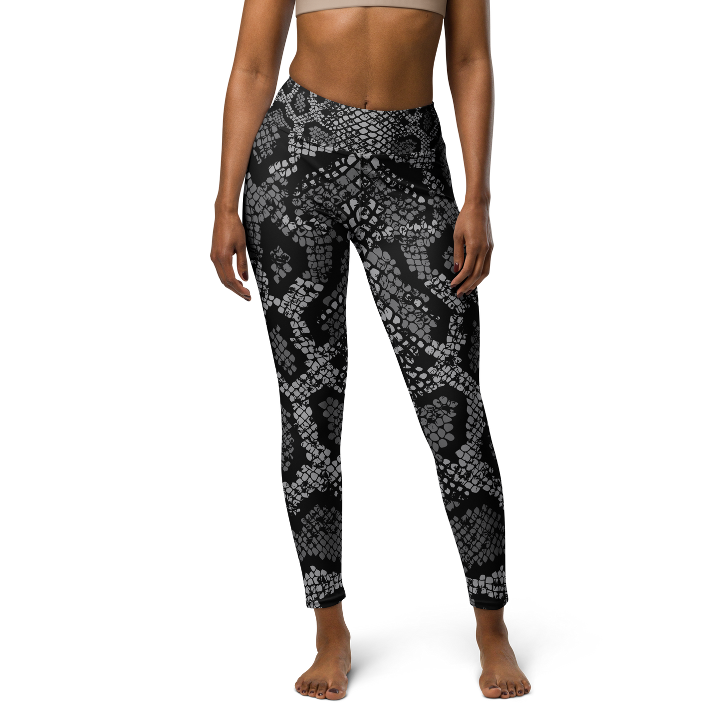 Snake Skin Yoga Leggings