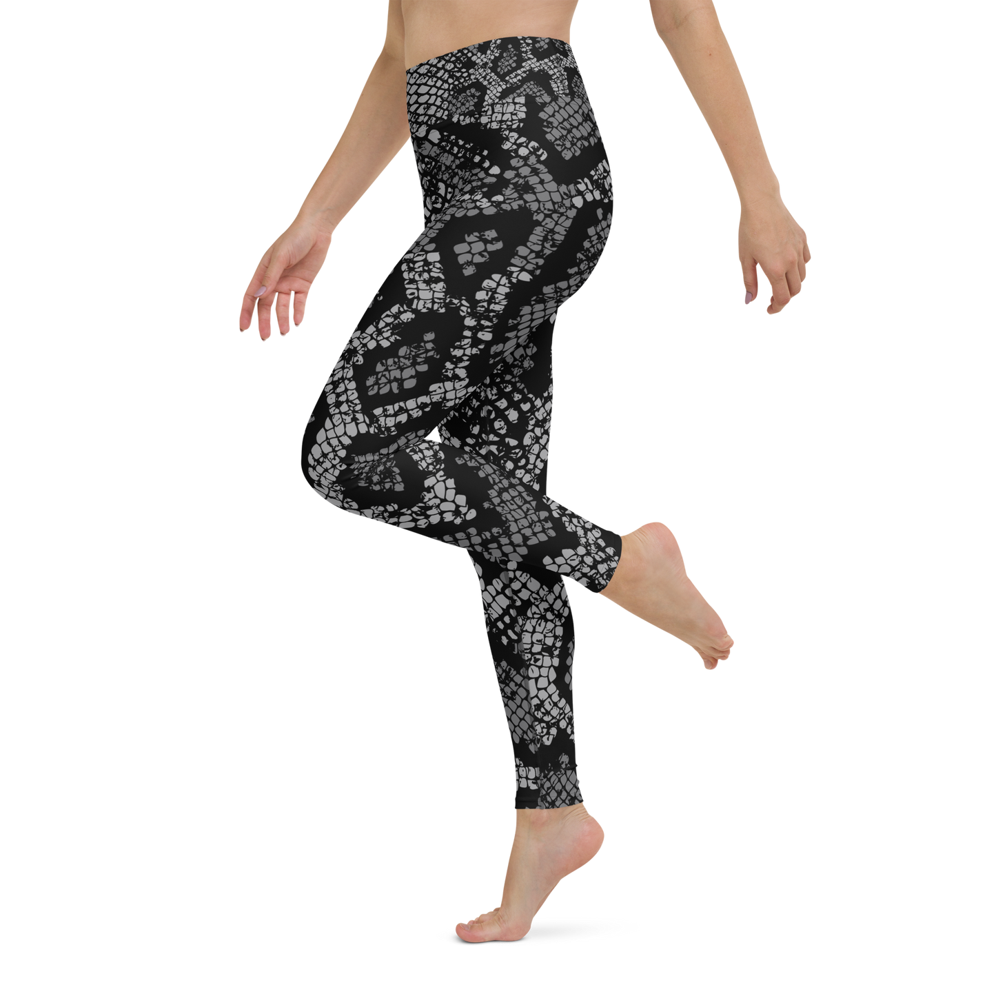 Snake Skin Yoga Leggings