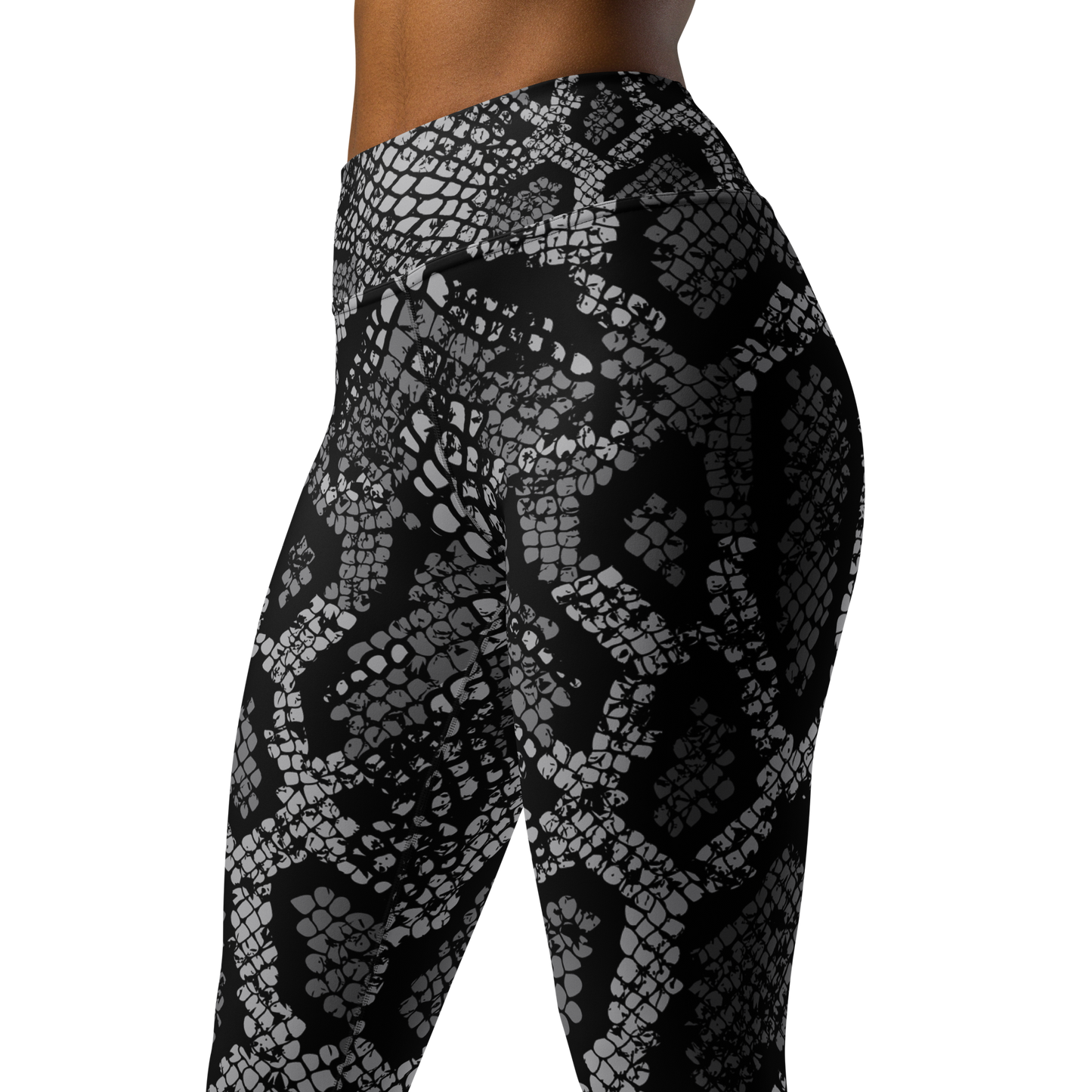 Snake Skin Yoga Leggings