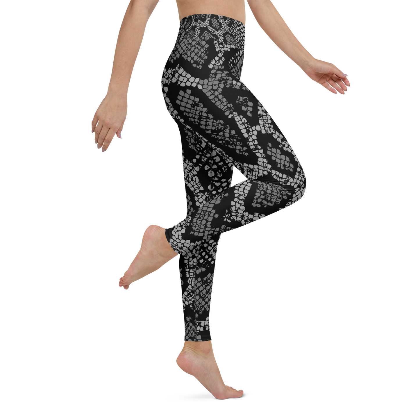 Snake Skin Yoga Leggings