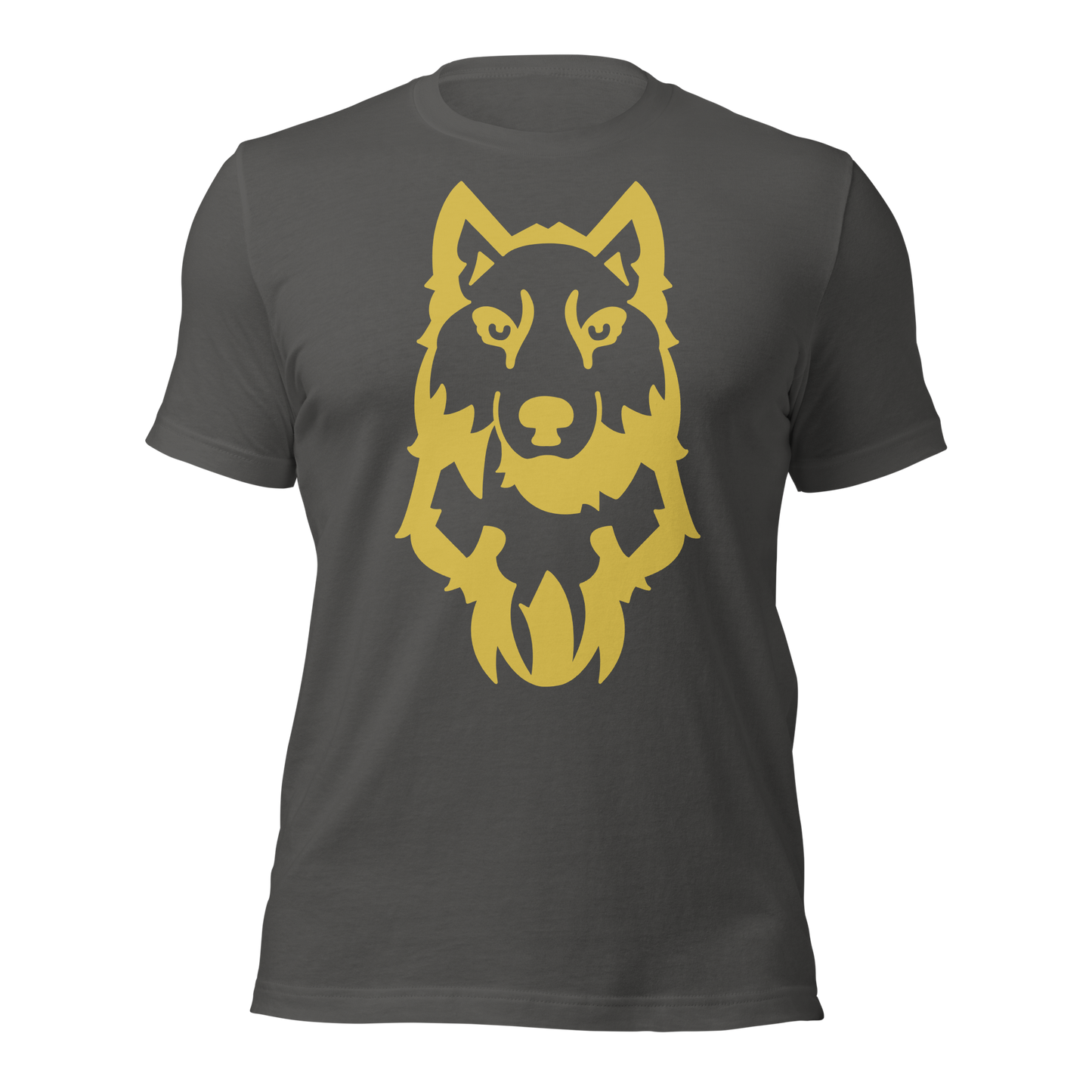 Golden wolf Unisex t-shirt