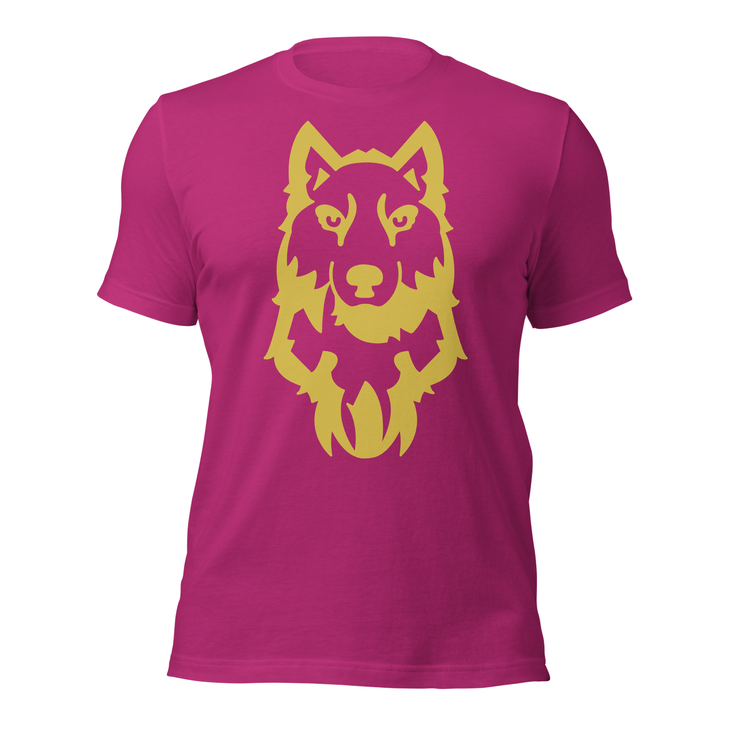 Golden wolf Unisex t-shirt