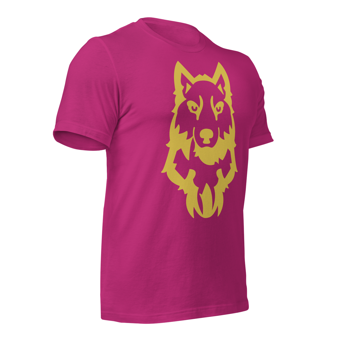 Golden wolf Unisex t-shirt