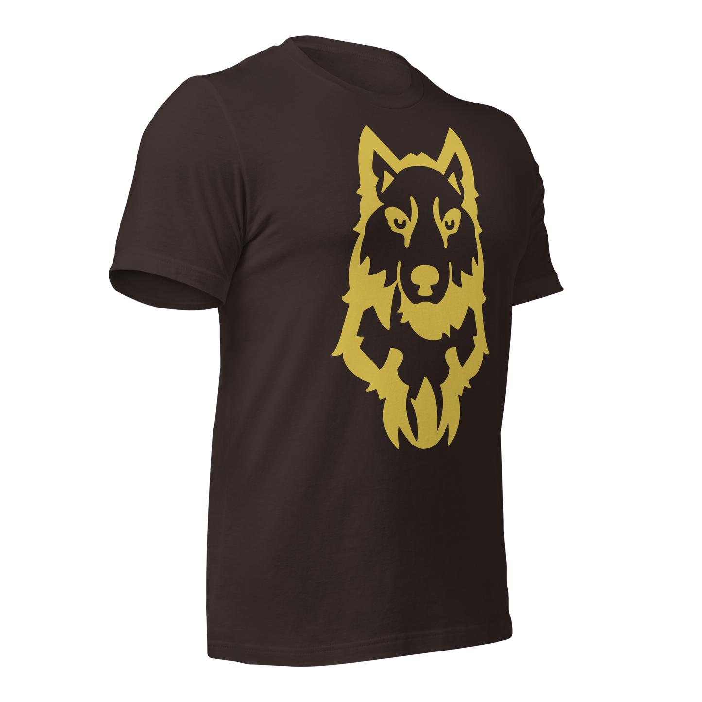 Golden wolf Unisex t-shirt