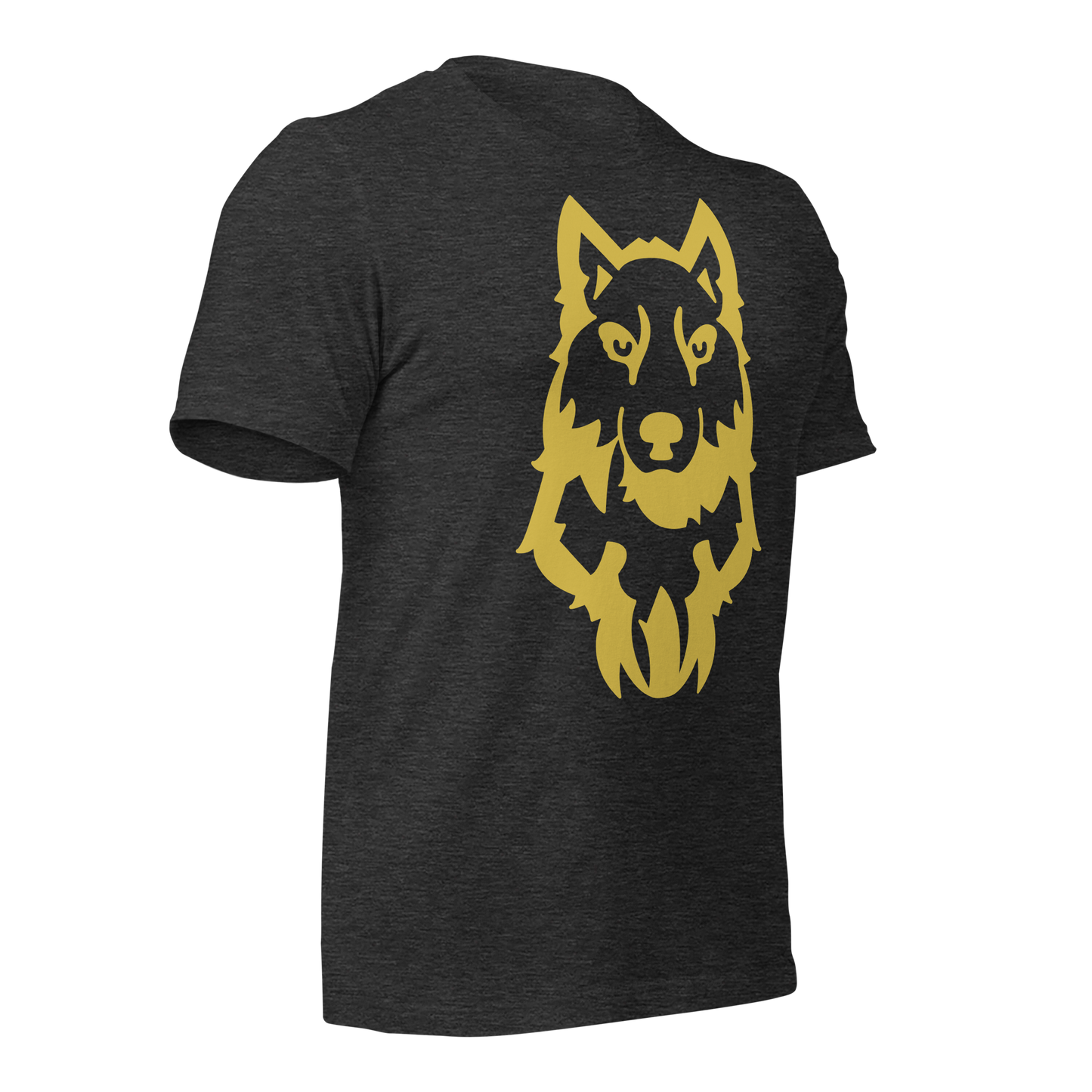 Golden wolf Unisex t-shirt