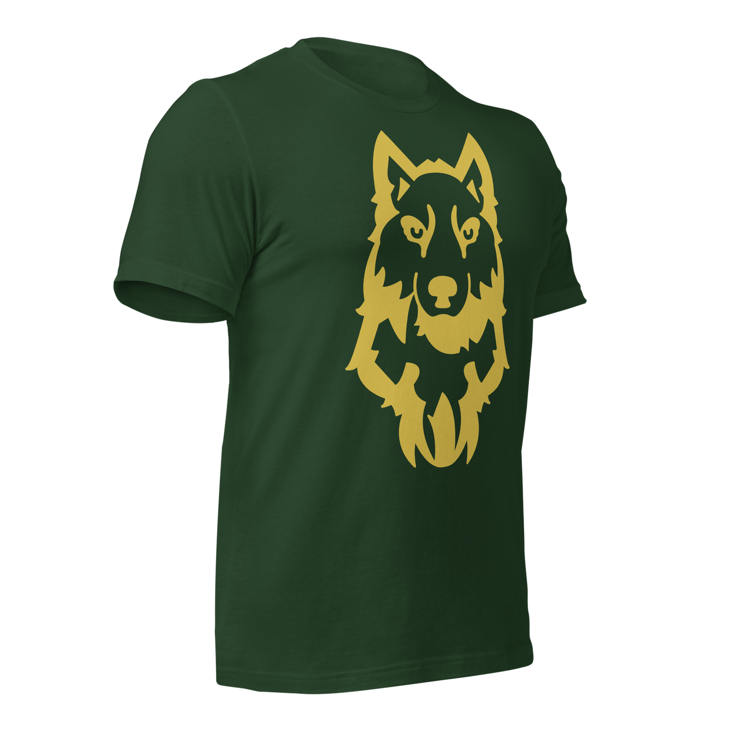 Golden wolf Unisex t-shirt