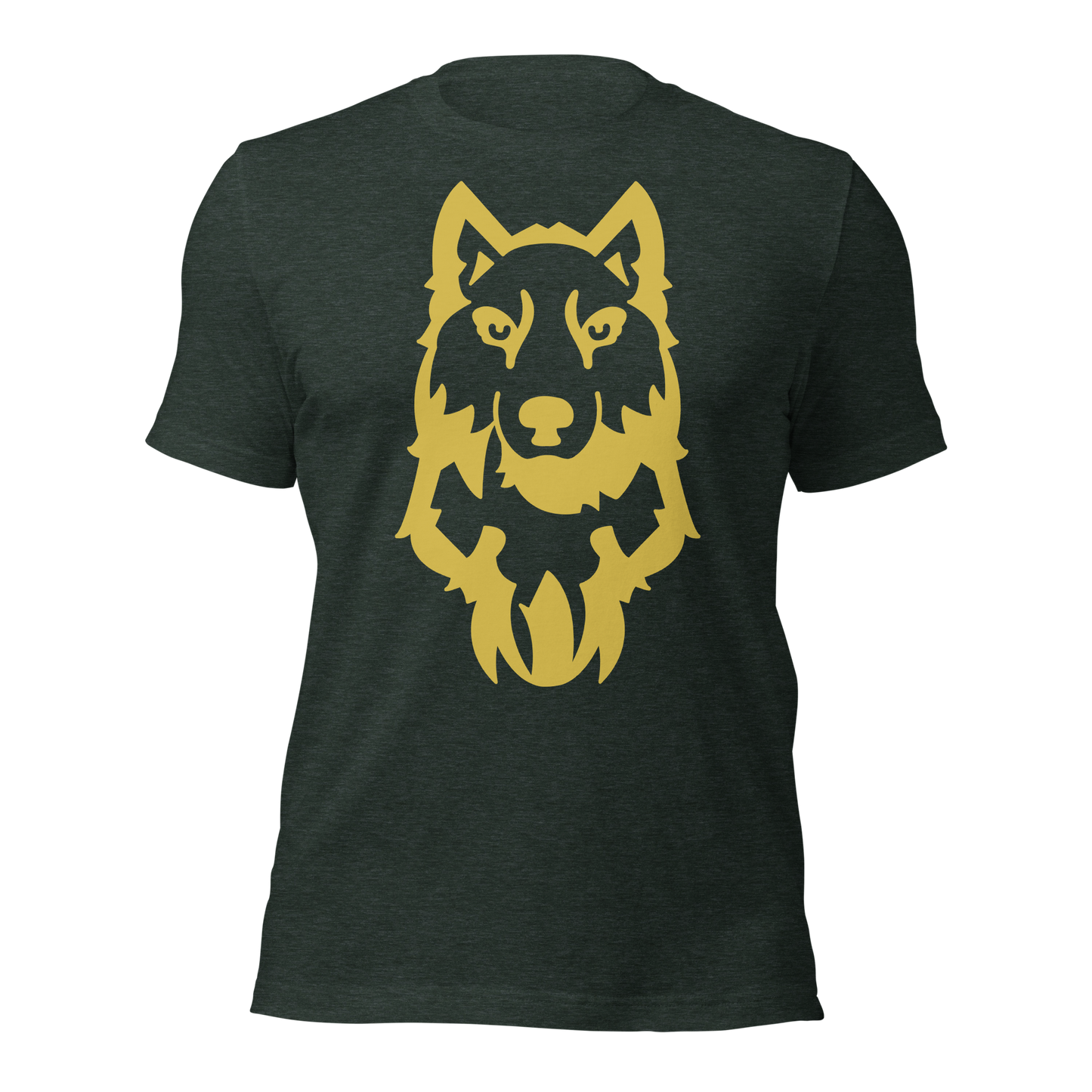 Golden wolf Unisex t-shirt