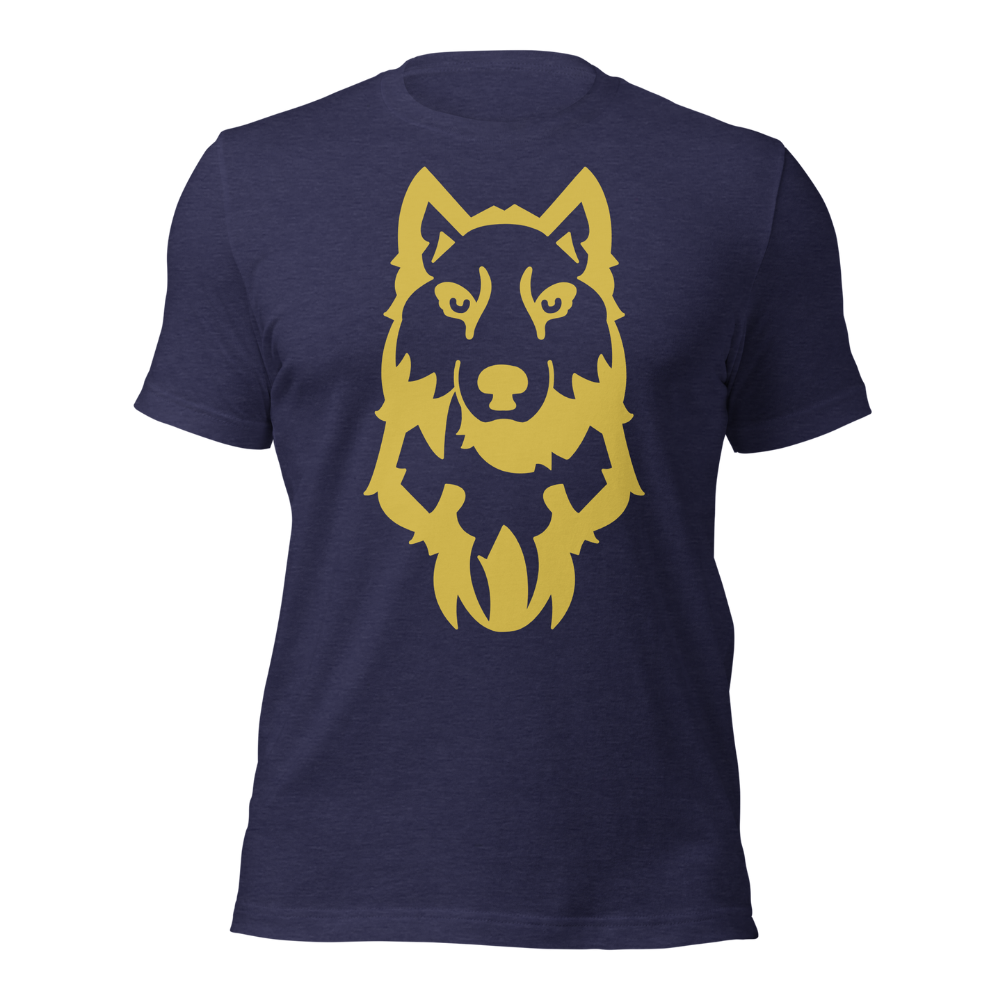 Golden wolf Unisex t-shirt