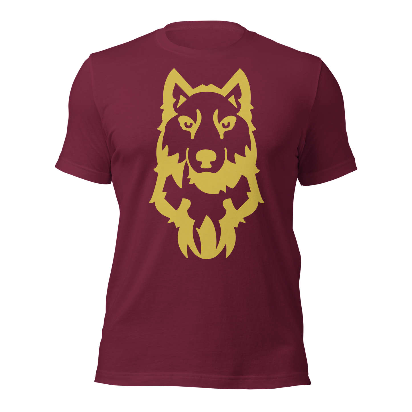 Golden wolf Unisex t-shirt