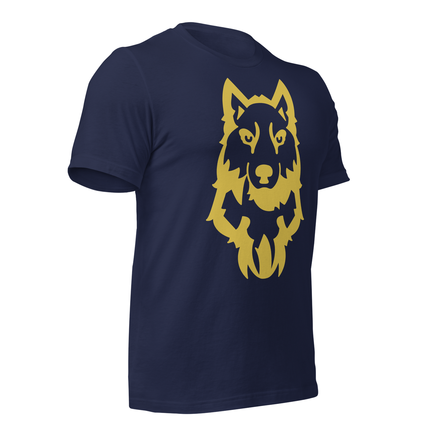 Golden wolf Unisex t-shirt