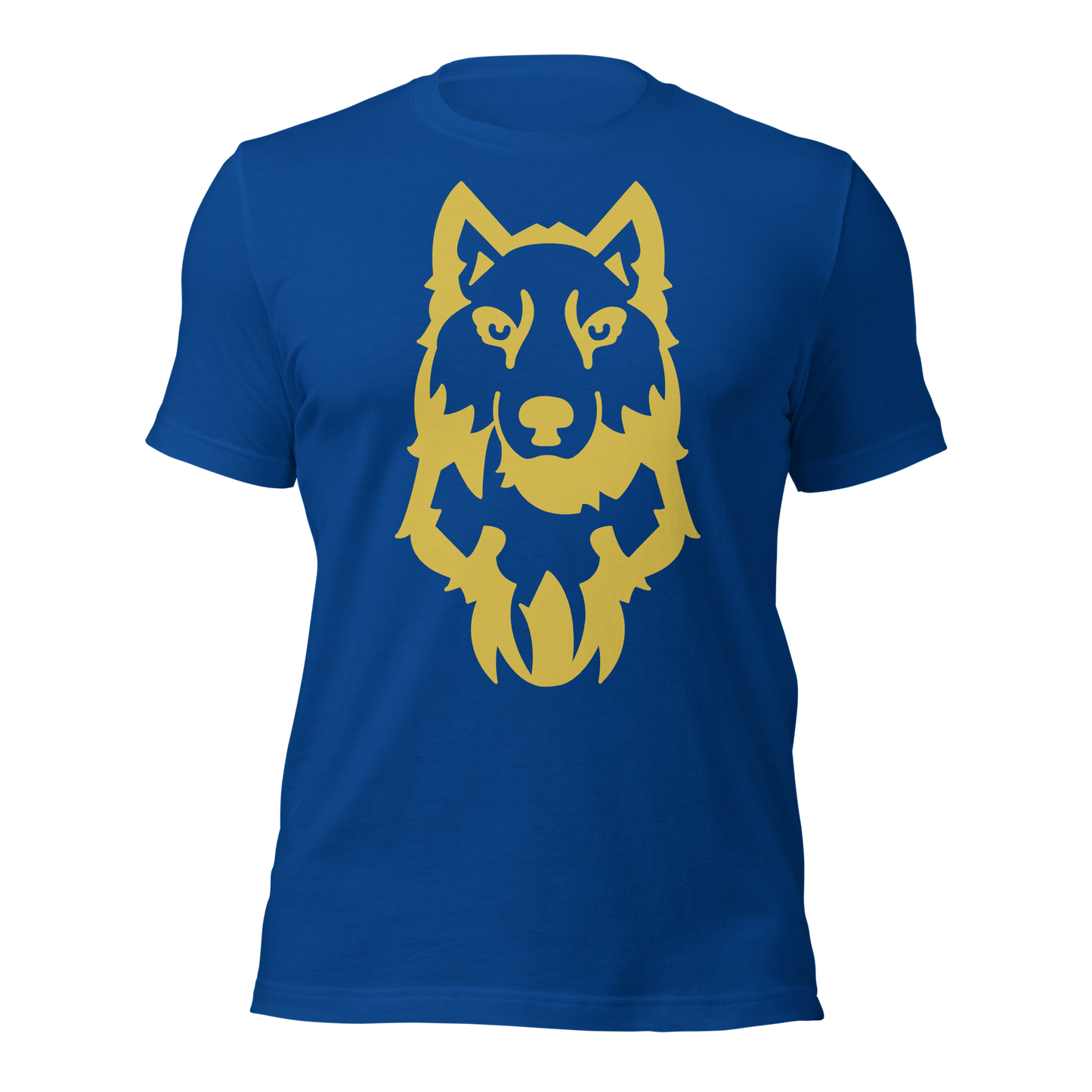 Golden wolf Unisex t-shirt