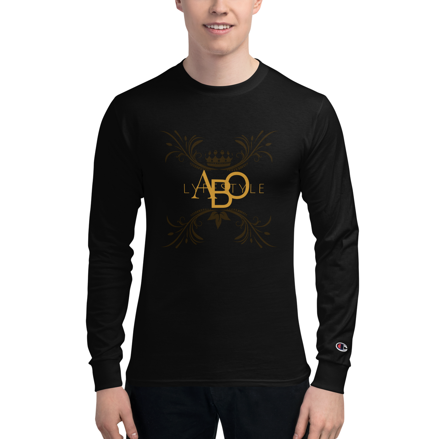 ABO Lyfestyle Royal Men's Champion Long Sleeve Shirt