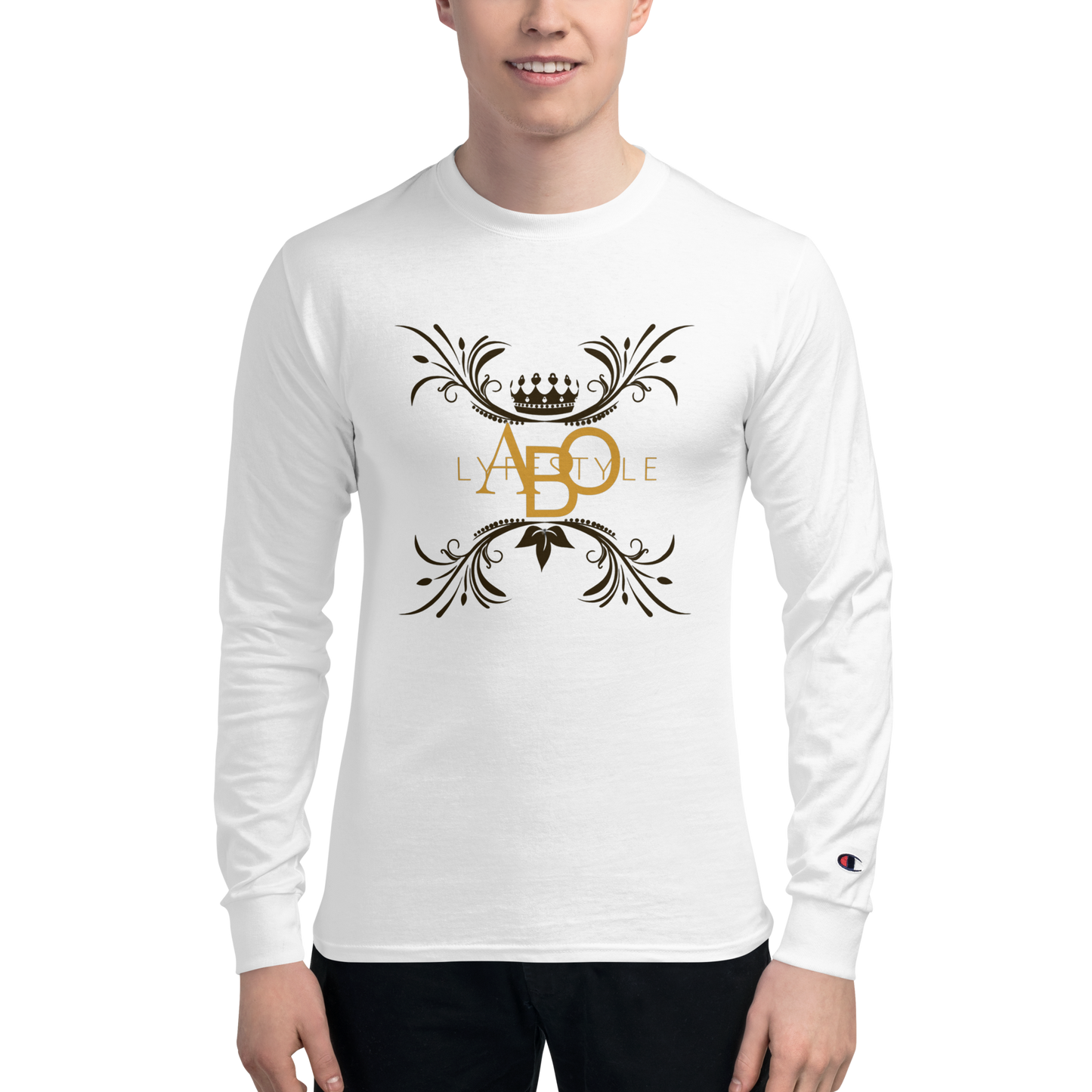 ABO Lyfestyle Royal Men's Champion Long Sleeve Shirt