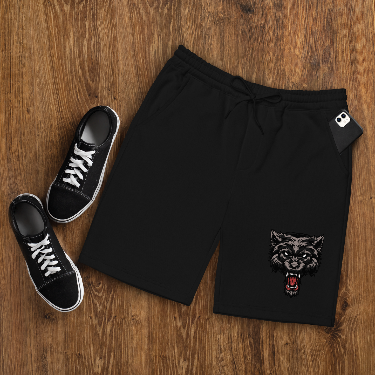 ALPHA Wolf Men's fleece shorts