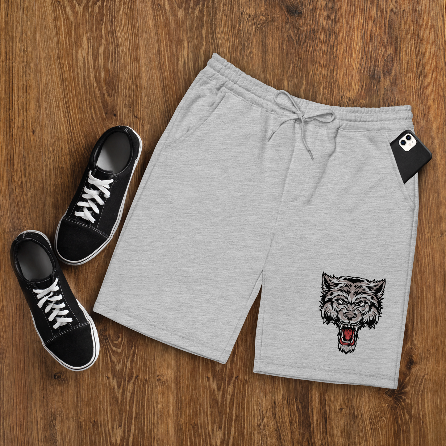 ALPHA Wolf Men's fleece shorts