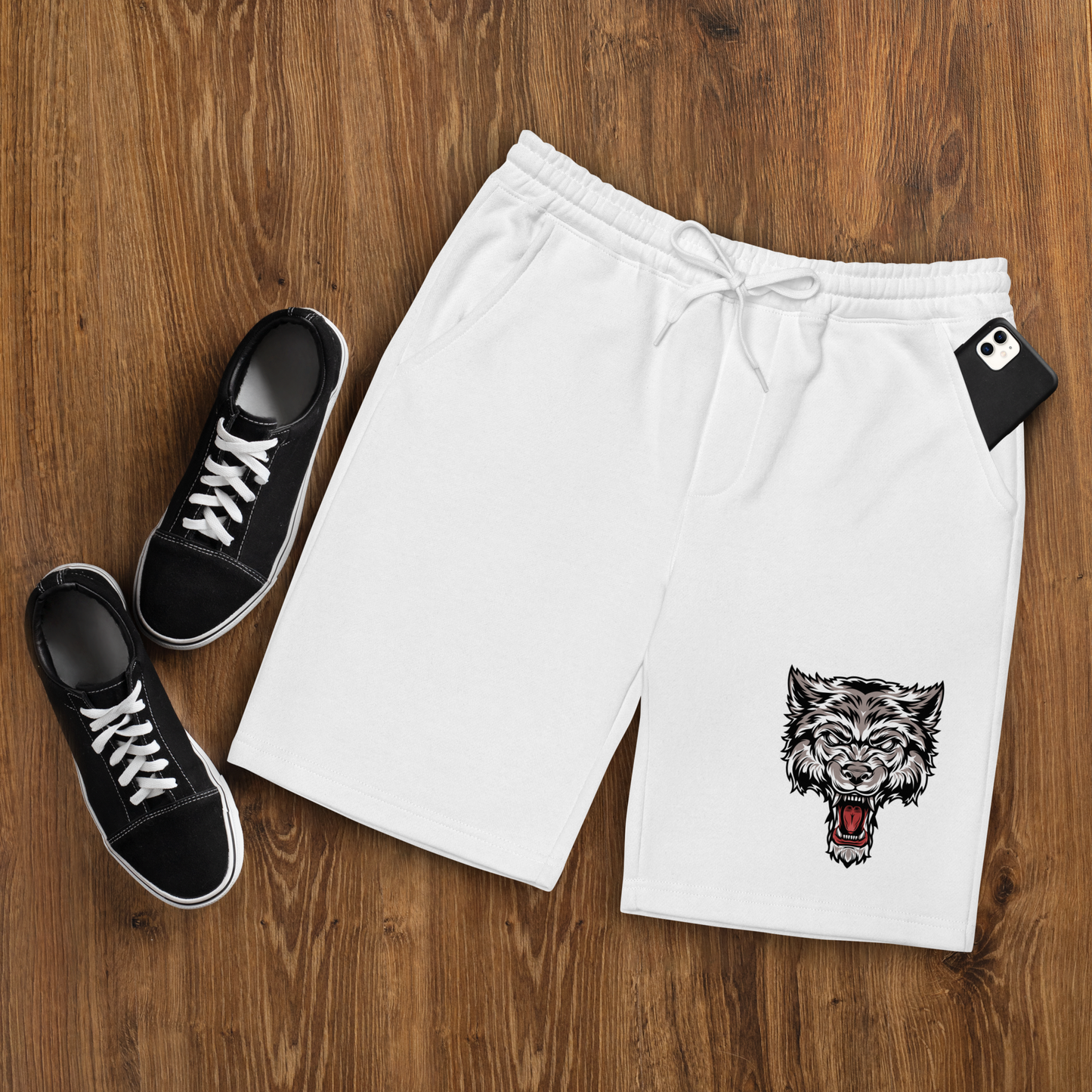 ALPHA Wolf Men's fleece shorts